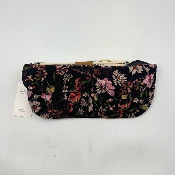 NEW Sila Canvas Waist Bag Floral Patterned - Picture 1 of 5